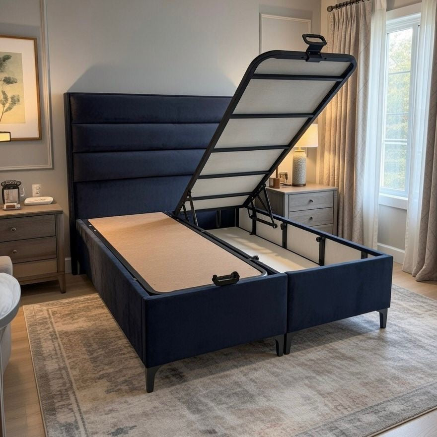 Galway King size bed frame with headboard