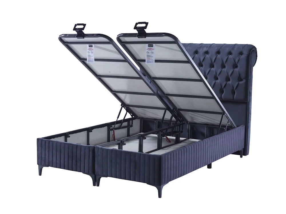 Luxury Sleigh Ottoman Bed