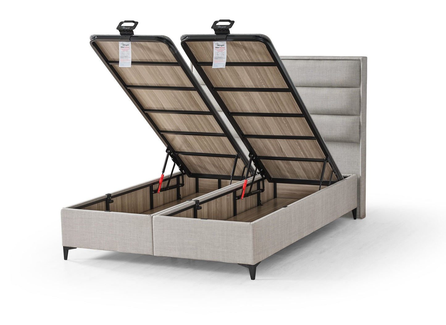 Moon Bed Frame Light Grey