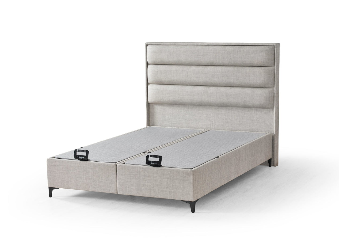 Moon Bed Frame Light Grey