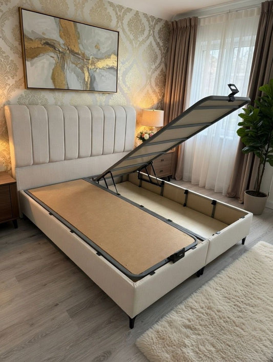 Salsa Ottoman Bed with headboard