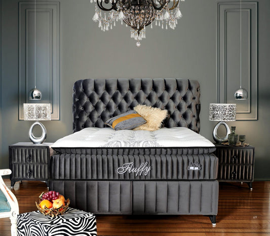 Fluffy Ottoman Bed Frame