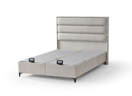 Moon Bed Frame Light Grey
